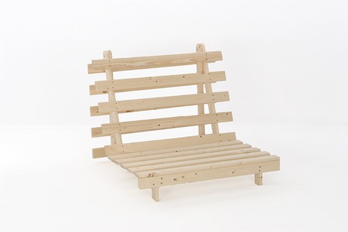 Wooden futon sofa bed - wooden, frame