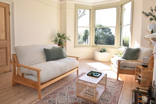 Two seat birch - two, futon