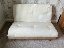 Cream And Pine Double Futon